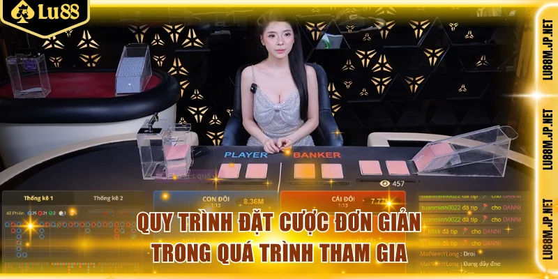 Quy trình đặt cược đơn giản trong quá trình tham gia